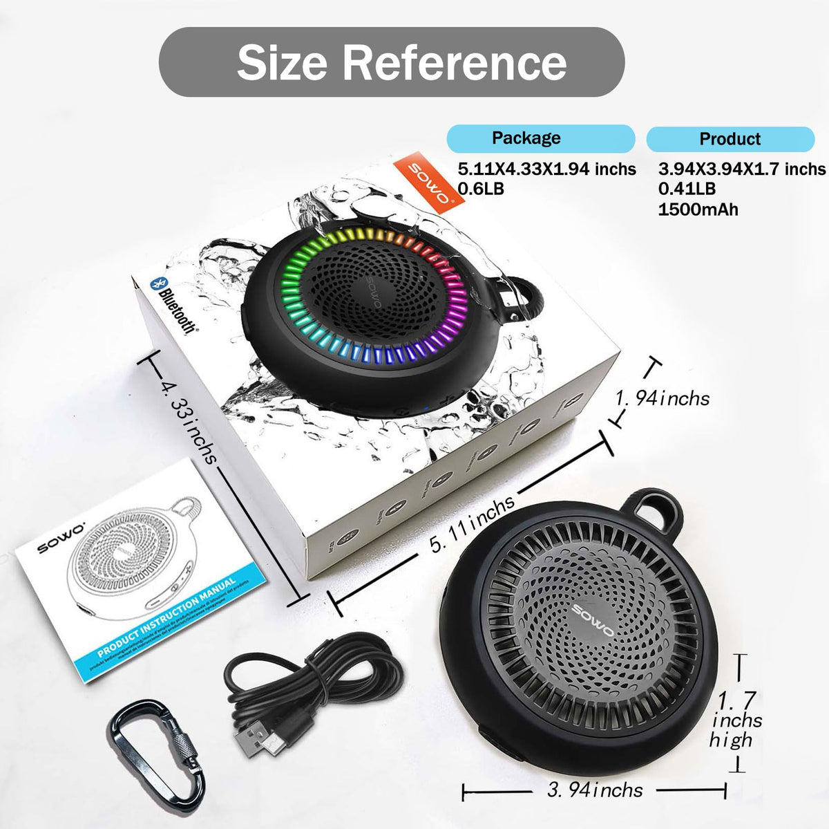 Bluetooth Waterproof Portable Speaker R136542