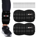 Ankle Weights Wrist Weights, 1 Pair Adjustable Removable Steel L283250