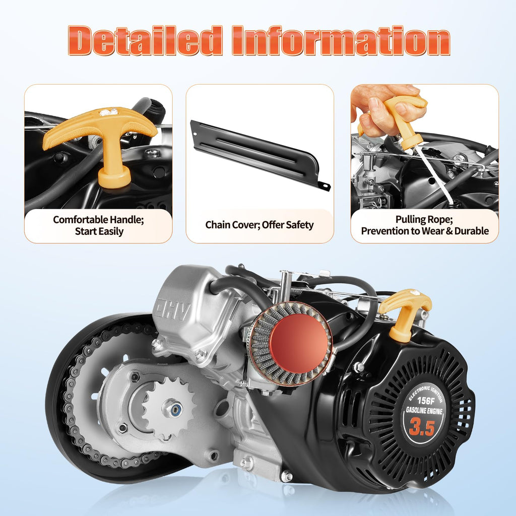 100CC 4 Stroke Bicycle Engine Kit with Chain Drive B885577