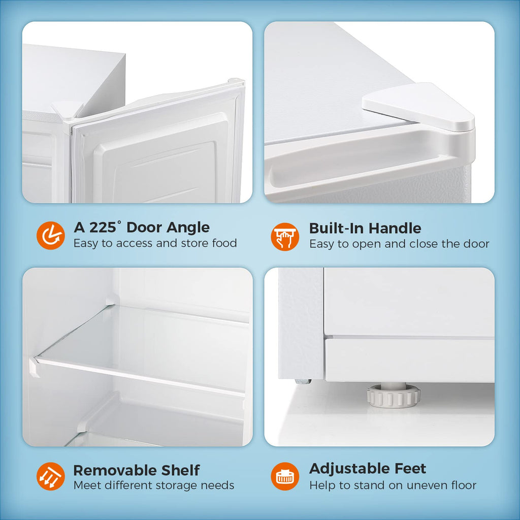 White 3.0 Cu.ft Upright Freezer Q31059