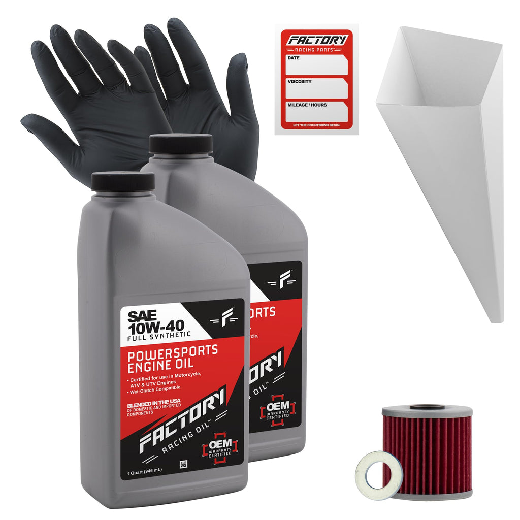 Oil Change Kit compatible with Kawasaki KEF300, KLF300 H156