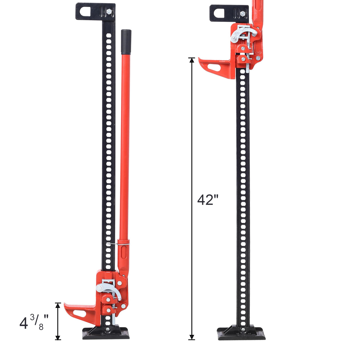 7000 lbs Capacity 48 inch Ratcheting Farm Jack O110134