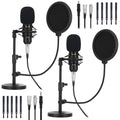 2 Pack XLR Condenser Microphone Kit U8448