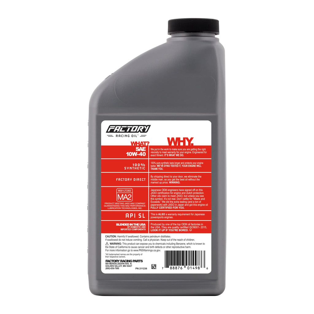 Oil Change Kit compatible with Kawasaki KEF300, KLF300 H156