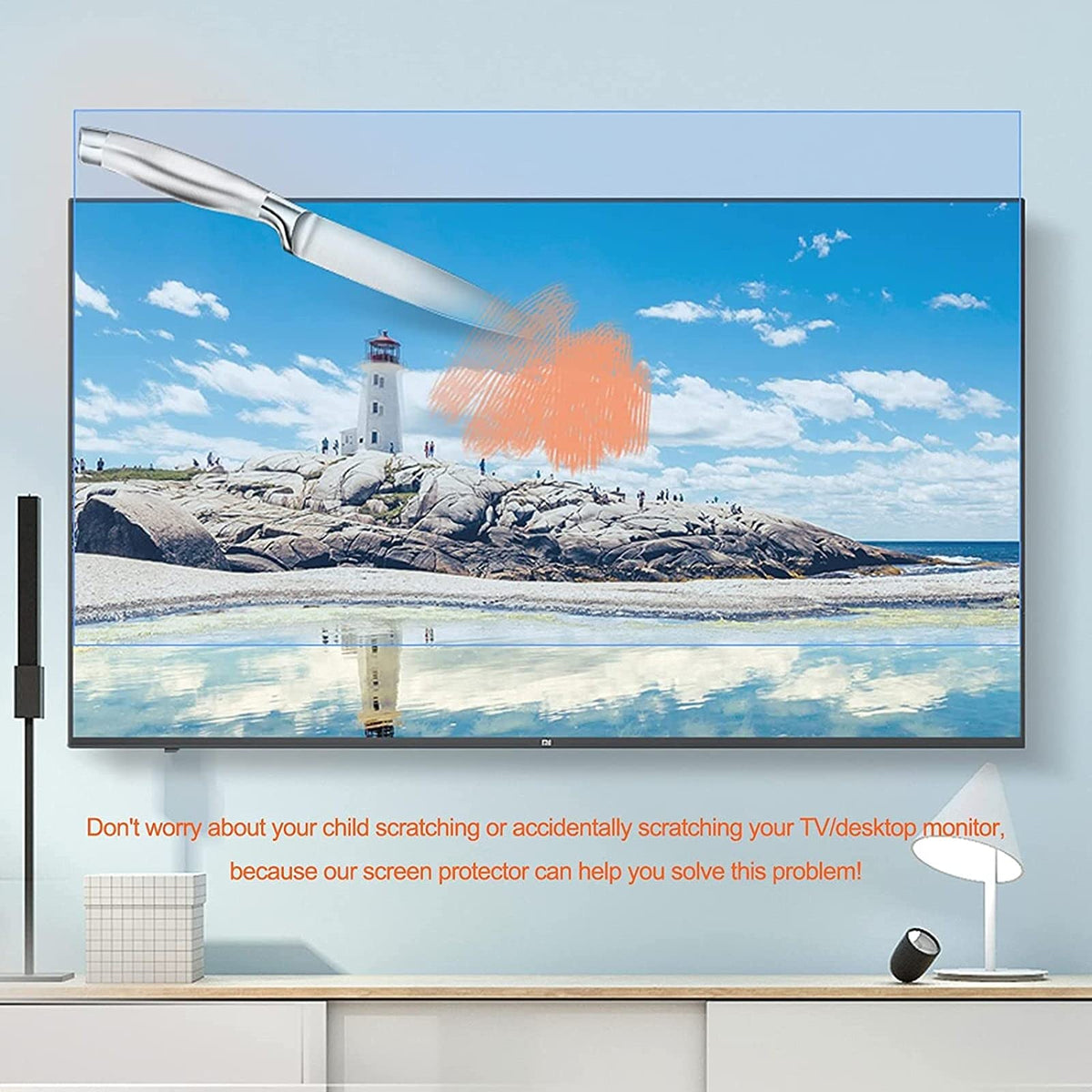 Anti-Glare Blue Light Filter TV Screen Protector C7881