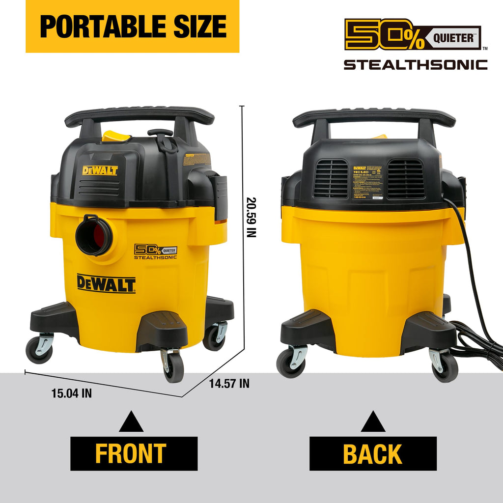 Wet and Dry Shop Vacuum 5 Gal 4 HP U990