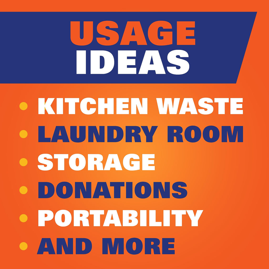 13 Gal White Unscented Kitchen Trash Bags Y430693
