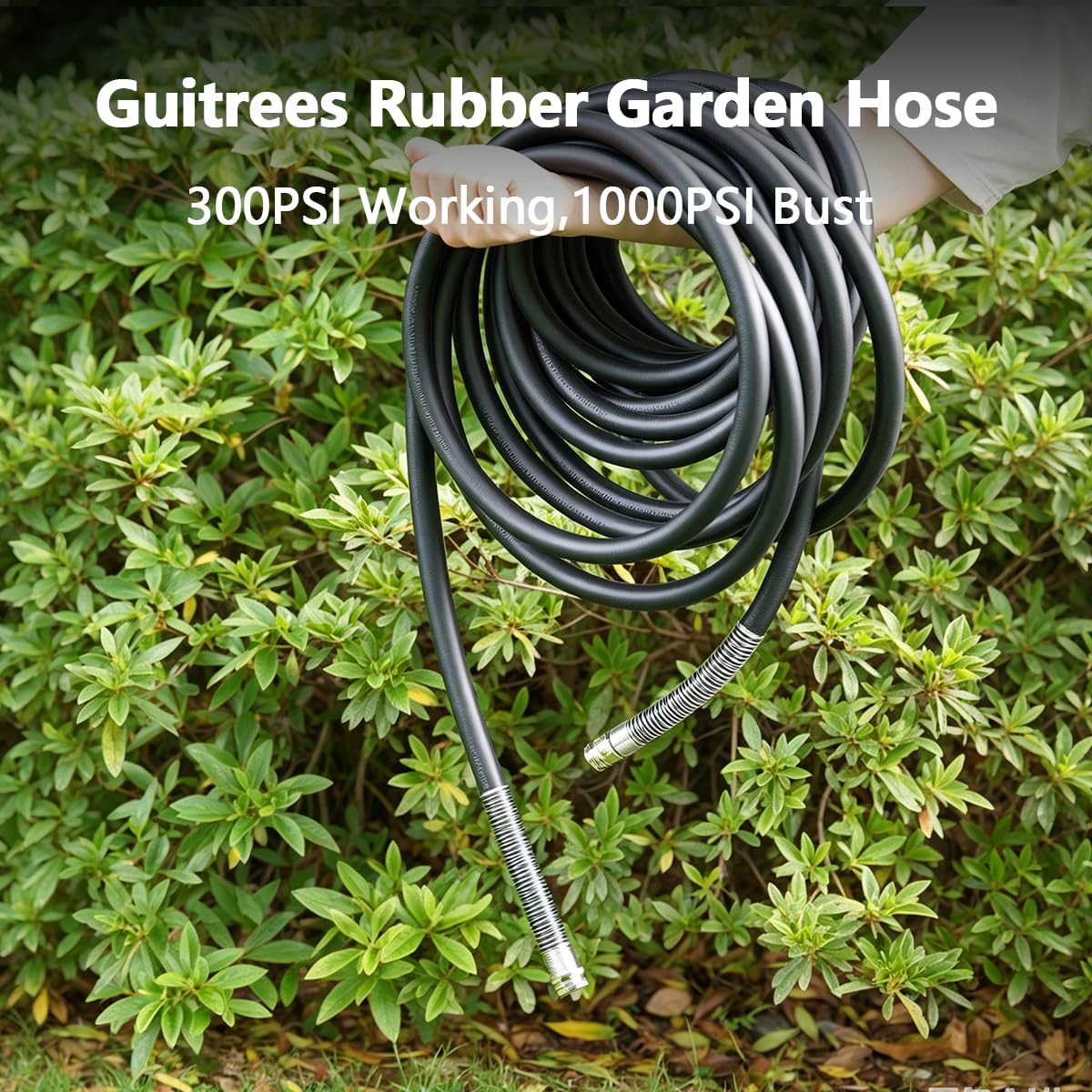 100FT x 3/4" Heavy Duty Rubber Garden Hose A8632
