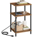 Side Table with Charging Station, 3-Tier End Table G607183