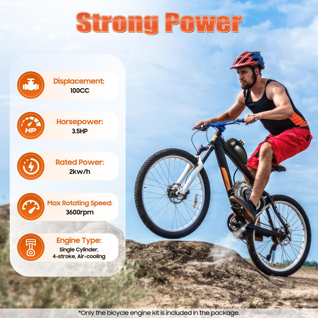 100CC 4 Stroke Bicycle Engine Kit with Chain Drive B885577