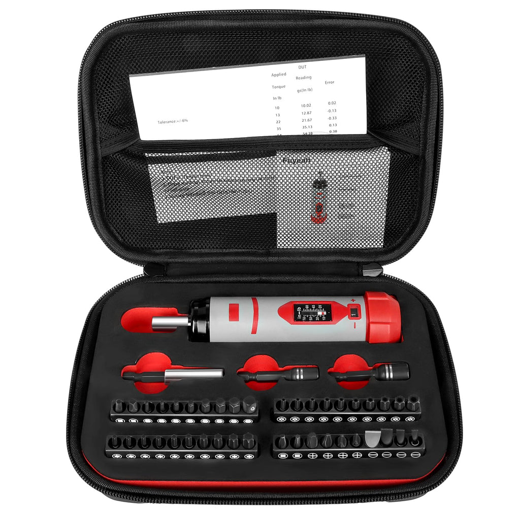 Torque Screwdriver Set 7.91 N·m 1/4" Drive with 40 S2 Bits P85818