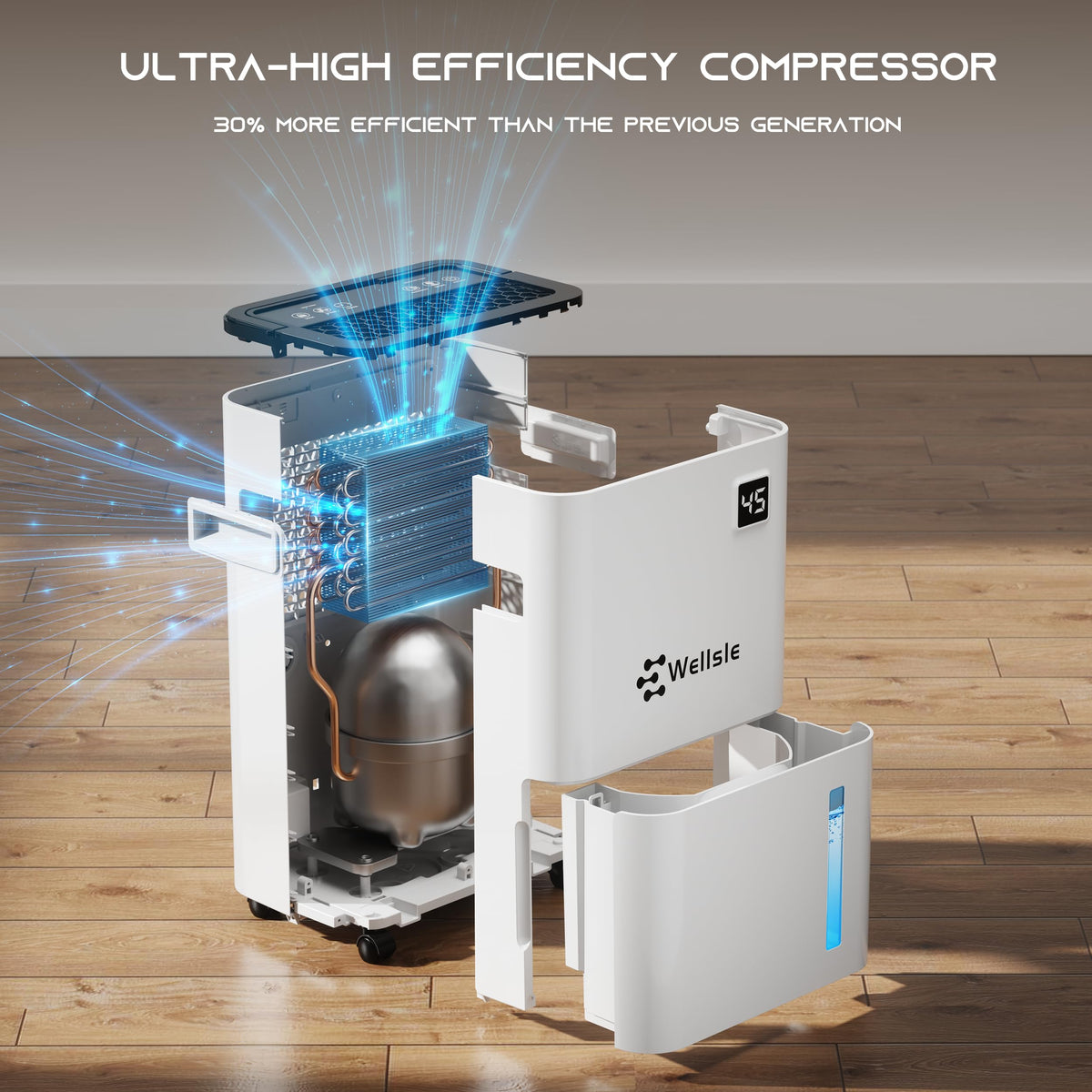 50 Pint Dehumidifier with Drain Hose O48112