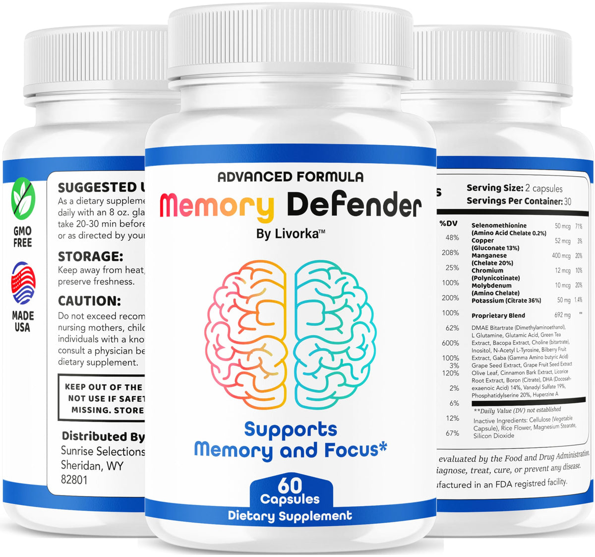 Memory Defender Capsules 300 Capsules U483