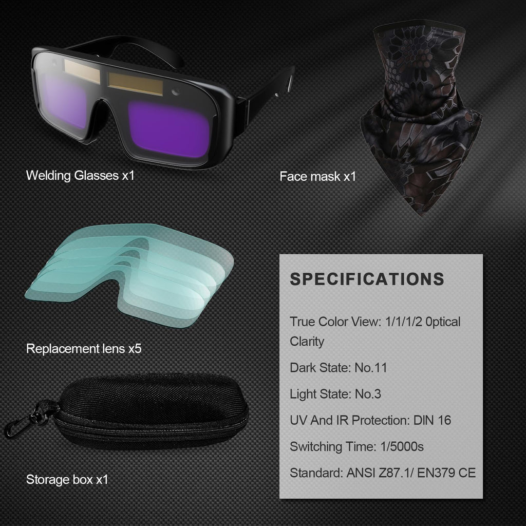 Auto Darkening Welding Goggles A917