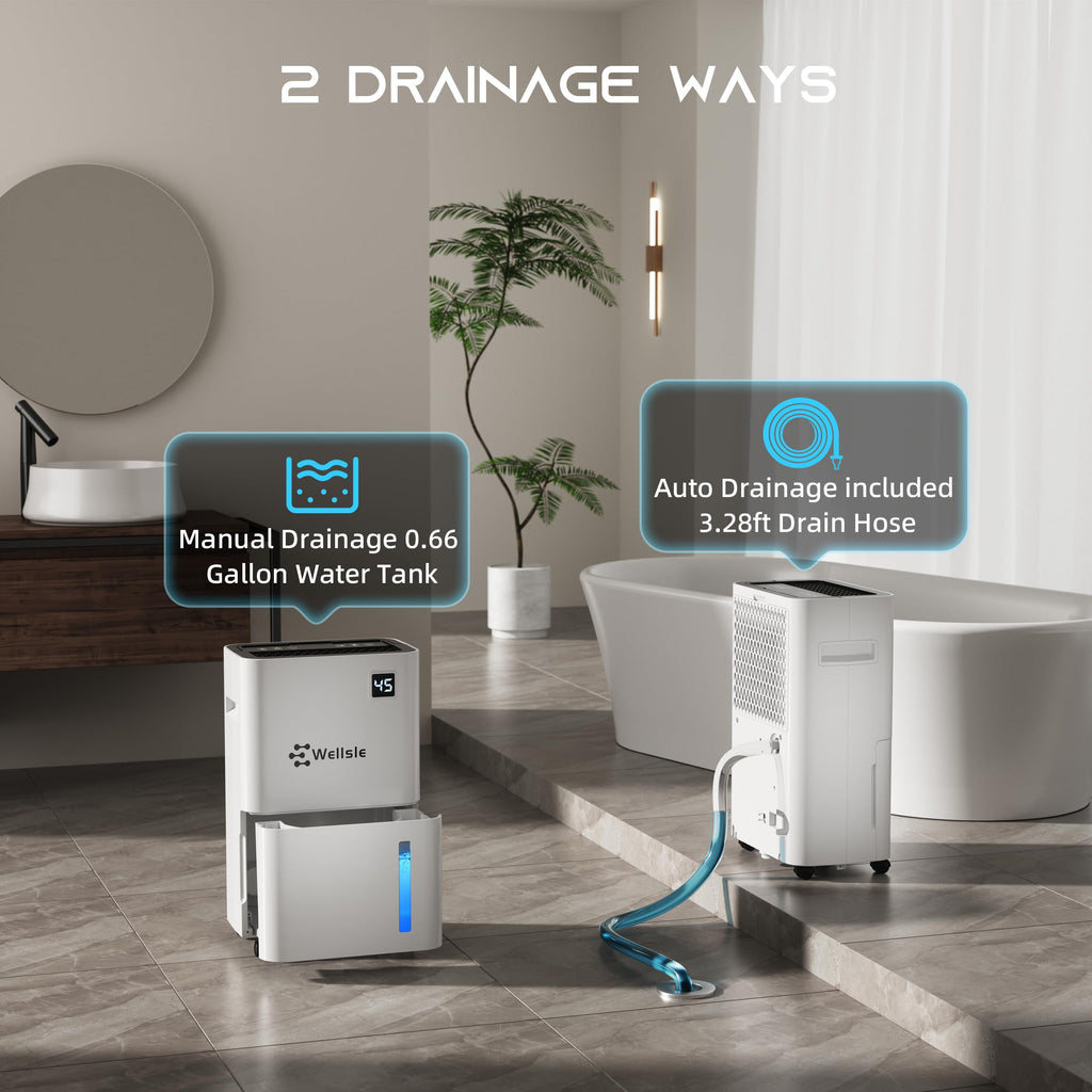 50 Pint Dehumidifier with Drain Hose O48112
