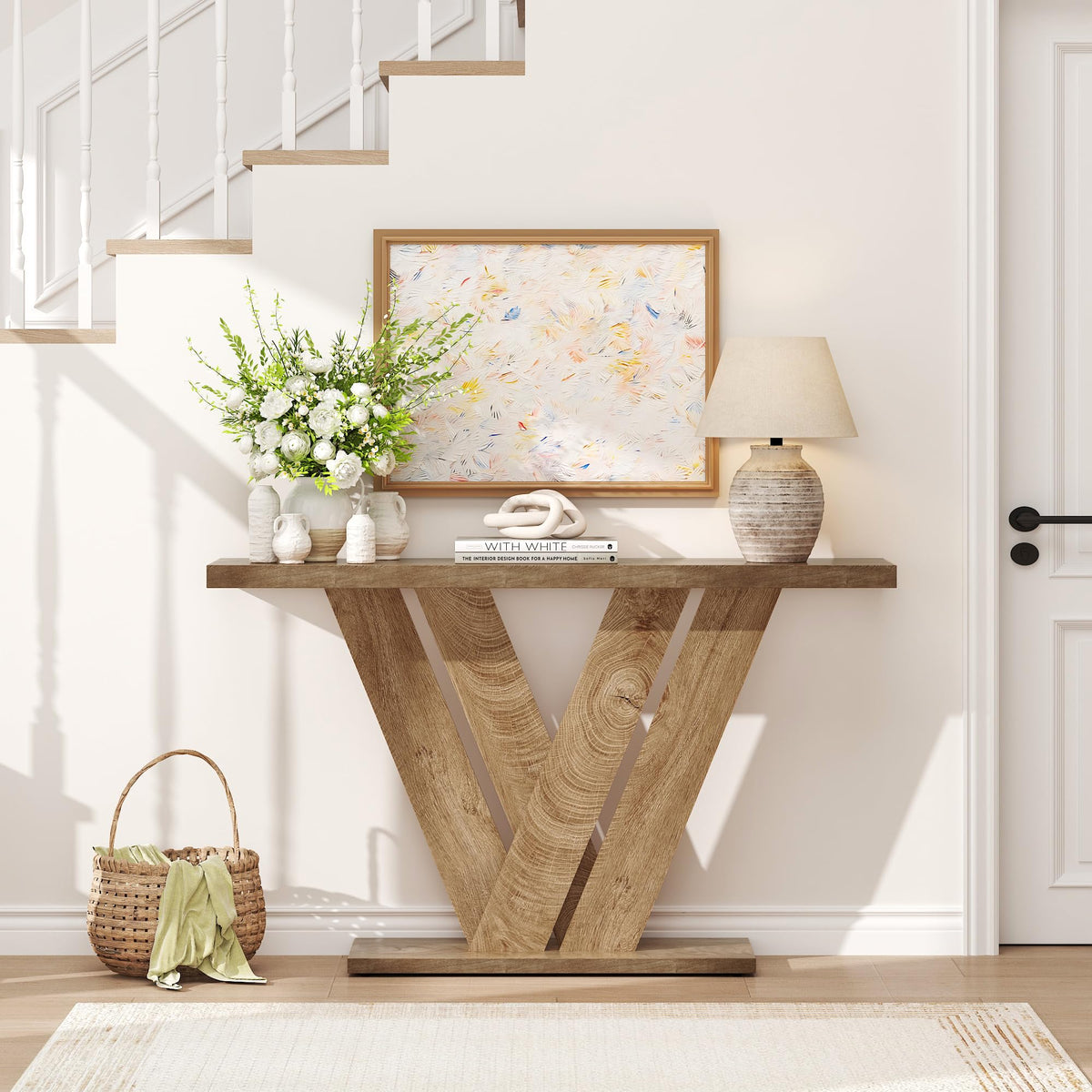 51" Wood Console Table I728599
