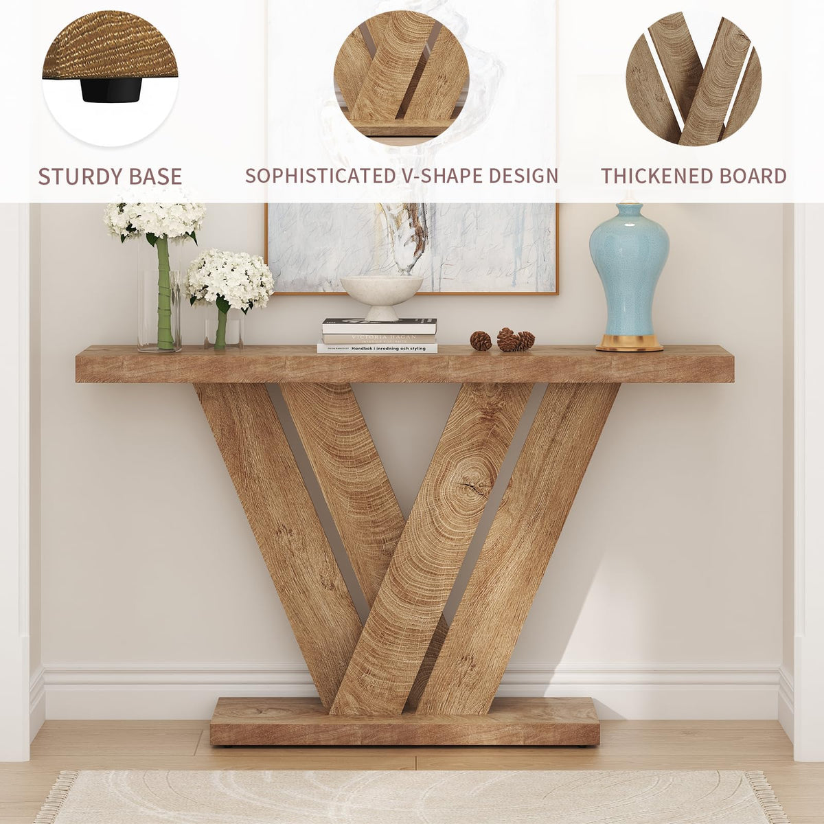 51" Wood Console Table I728599