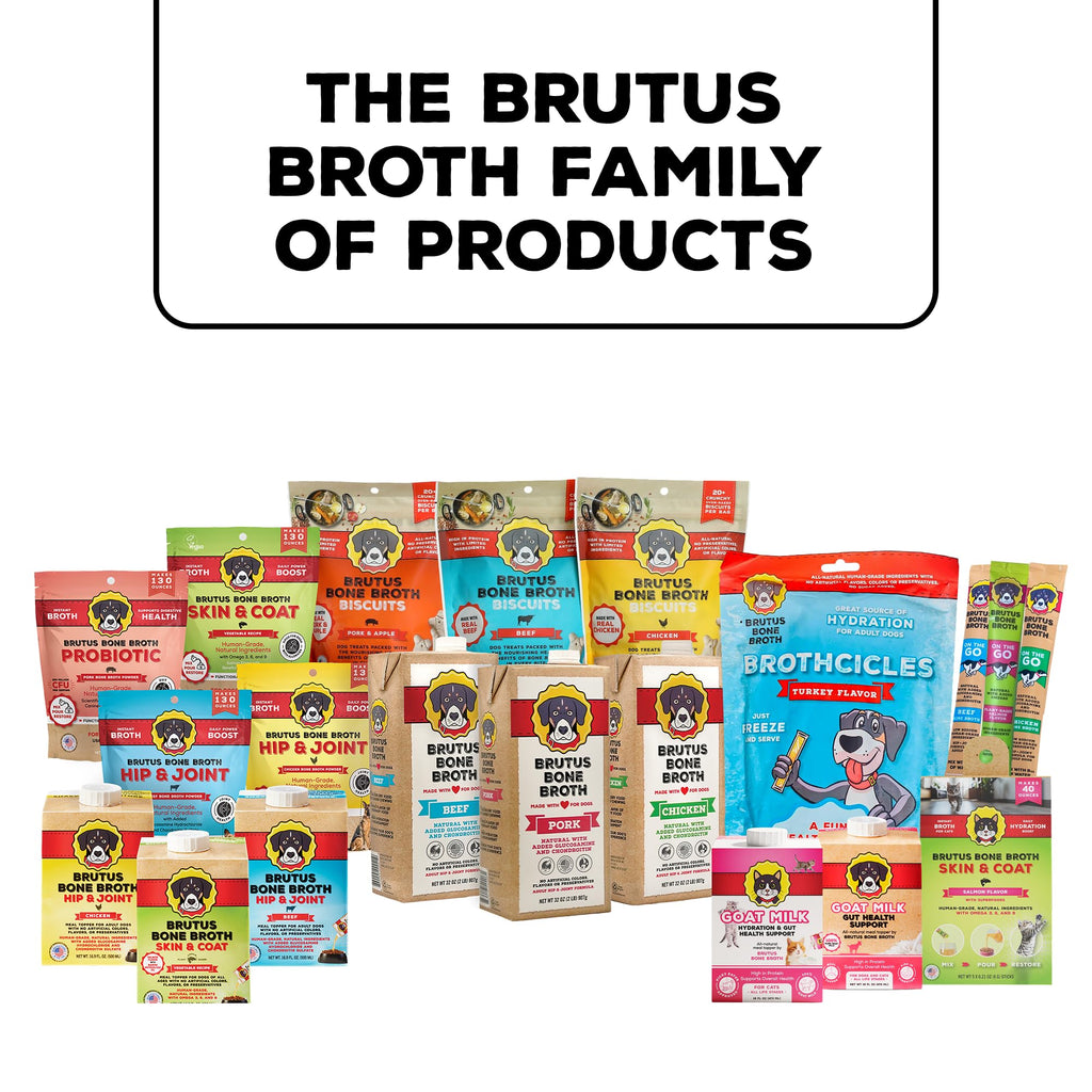 Instant Bone Broth Dog Food Topper Beef Flavor Pack of 2 R294