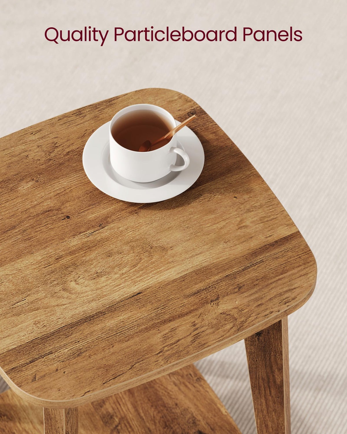 2-Tier Small Square Side Table Set of 2 Q91583