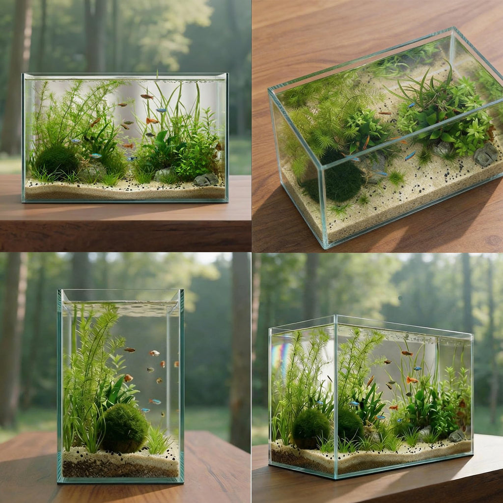 6 Gallon Glass Fish Tank Aquarium B178