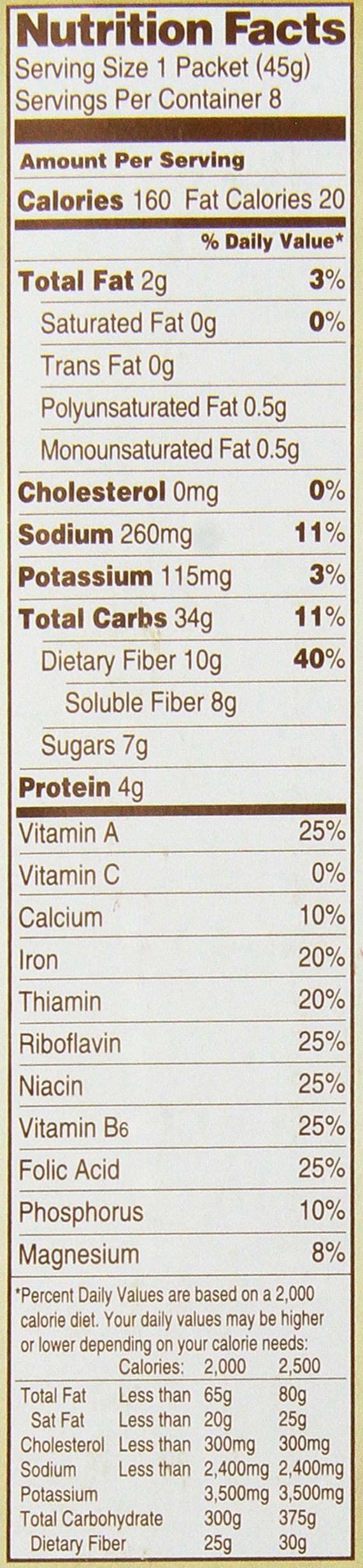 Instant Oatmeal Maple Brown Sugar 12.6-ounce Pack of 5 F95792