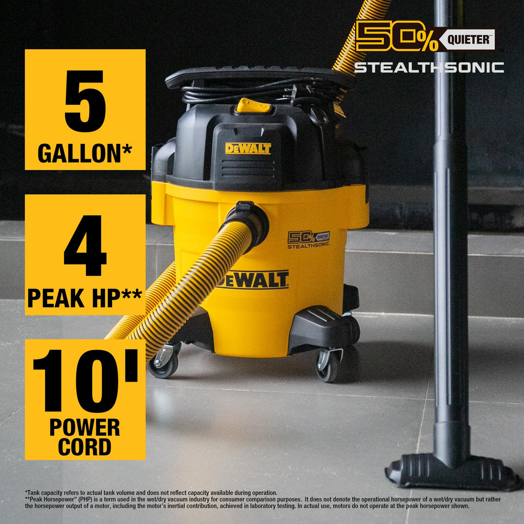 Wet and Dry Shop Vacuum 5 Gal 4 HP U990