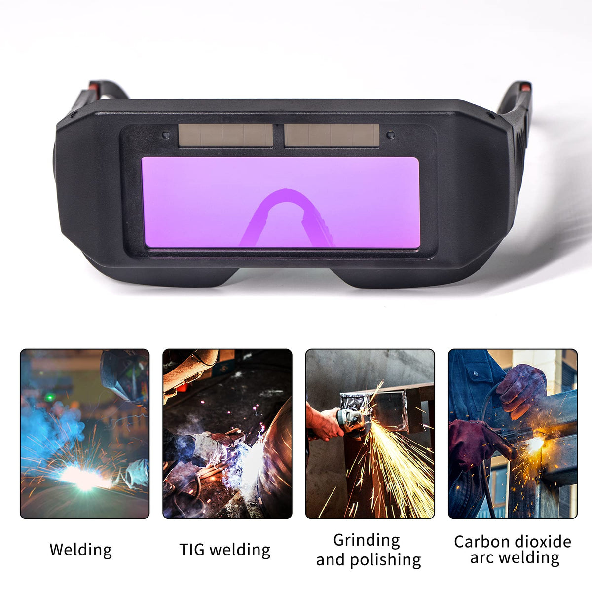 Auto-Darkening LCD Welding Glasses E417189