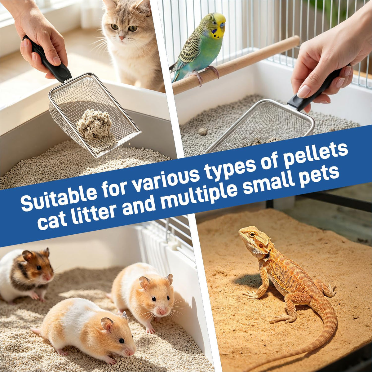 Stainless Steel Cat Litter Scoop D97014
