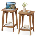2-Tier Small Square Side Table Set of 2 Q91583