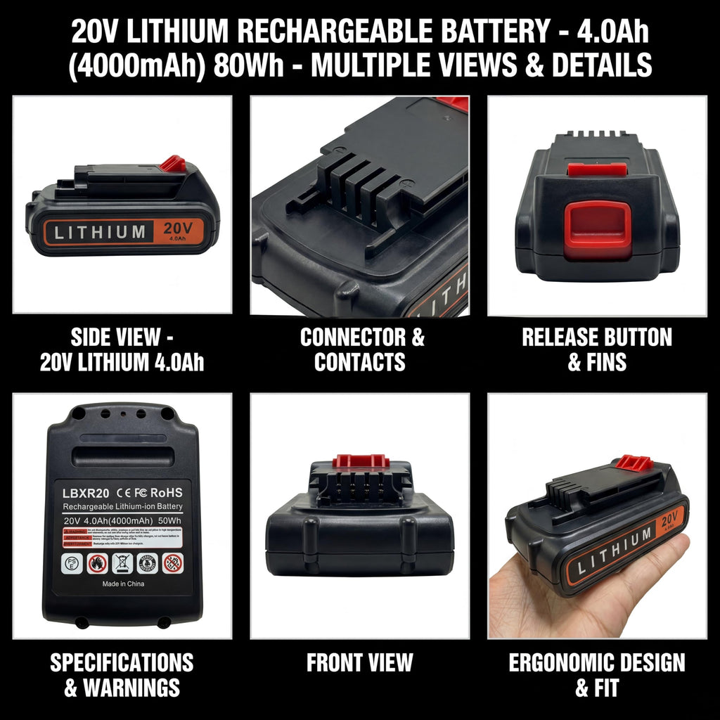 20v Lithium Battery 4.0Ah 2 Pack P4265