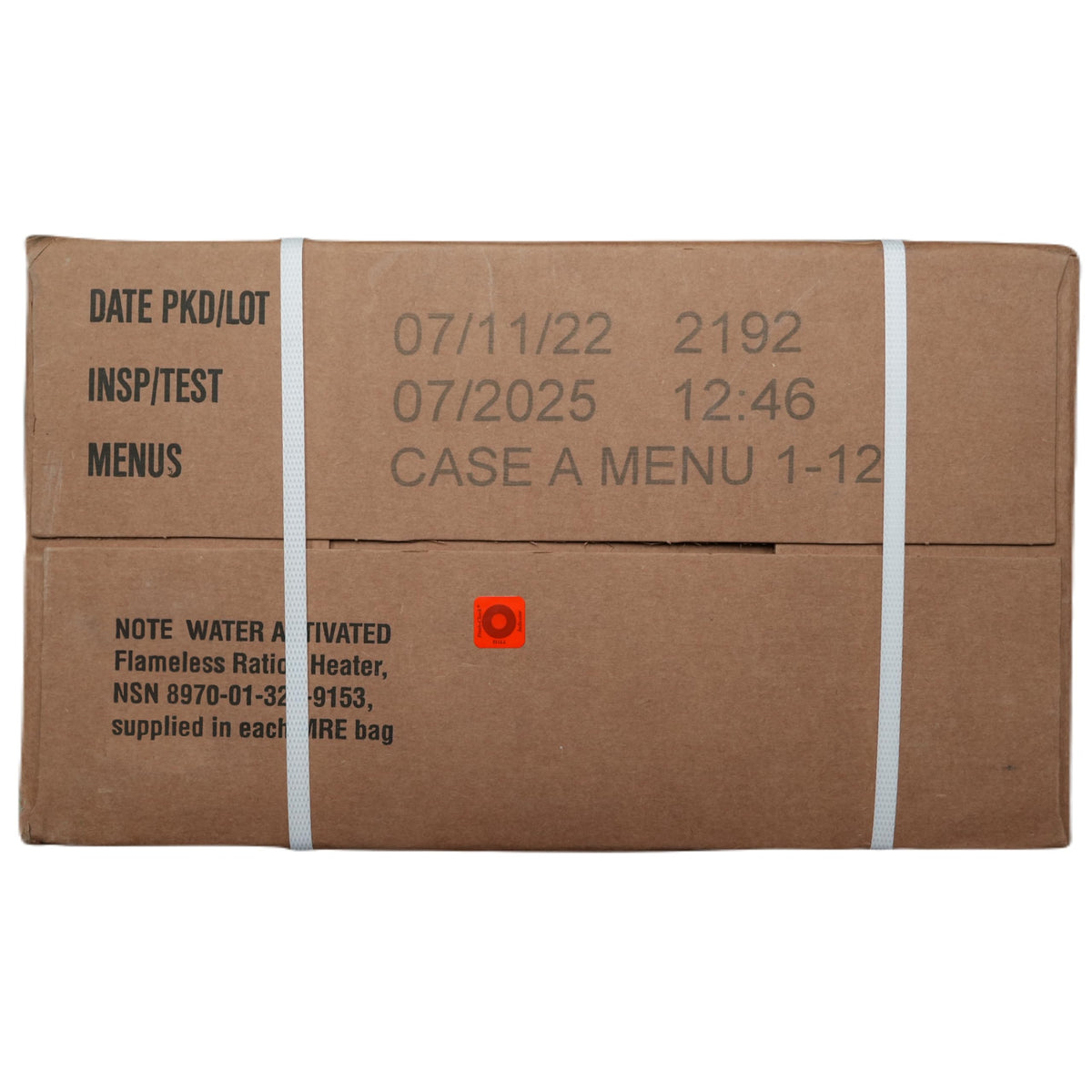 12 Pack Meals Ready to Eat with Flameless Heaters H354