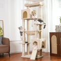 70” XXL Cat Tree Tower with Oversized Bed B2975