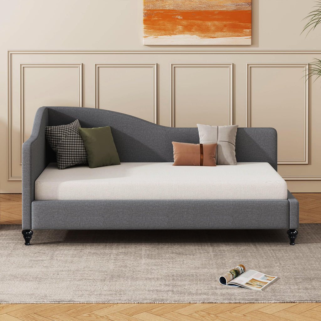 Twin Size Linen Upholstered Daybed D8582