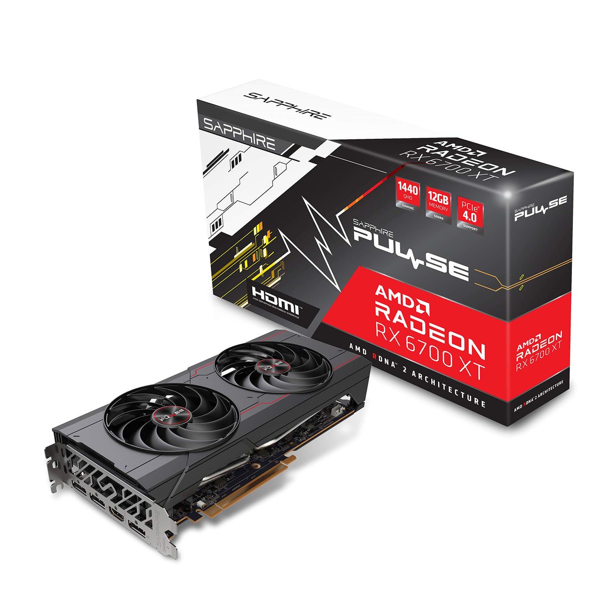 AMD Radeon RX 6700 XT 12GB GDDR6 Gaming Graphics Card D679930