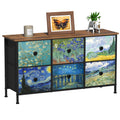 6 Drawer Dresser with Fabric Storage Drawer C899650