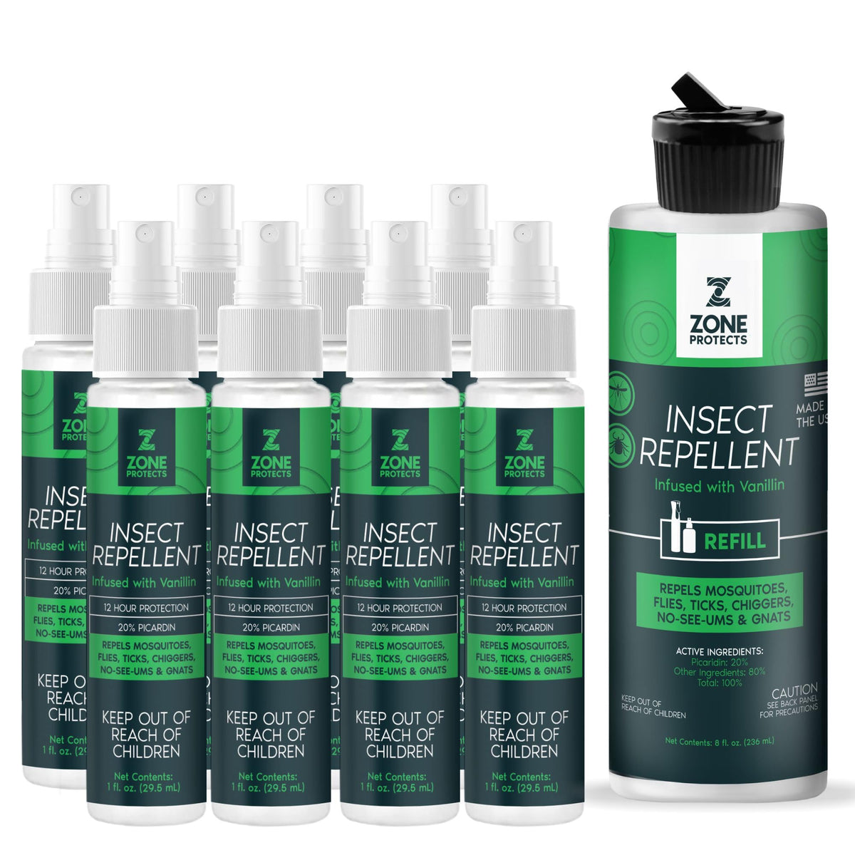 Picaridin Insect Repellent 8 oz Refill O709063