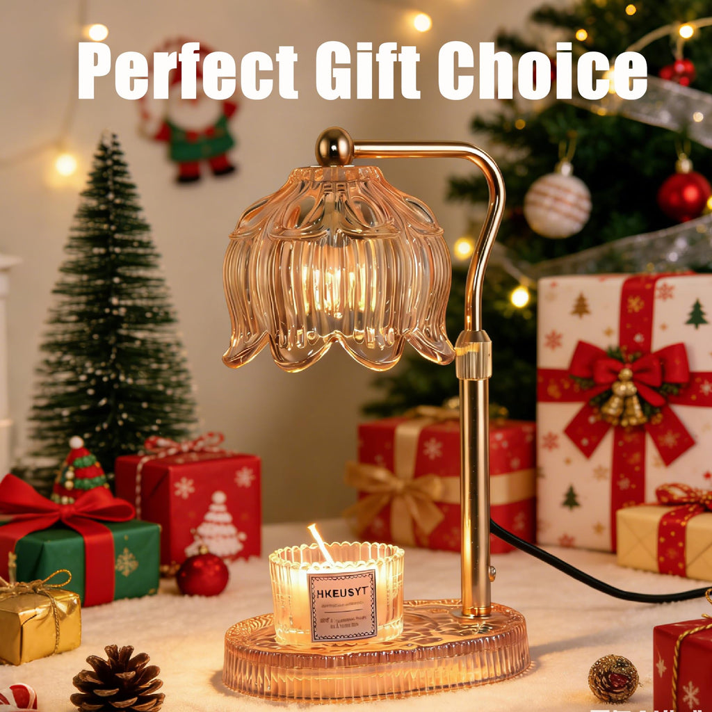 Amber Dimmable Height Adjustable Candle Warmer Lamp A45813