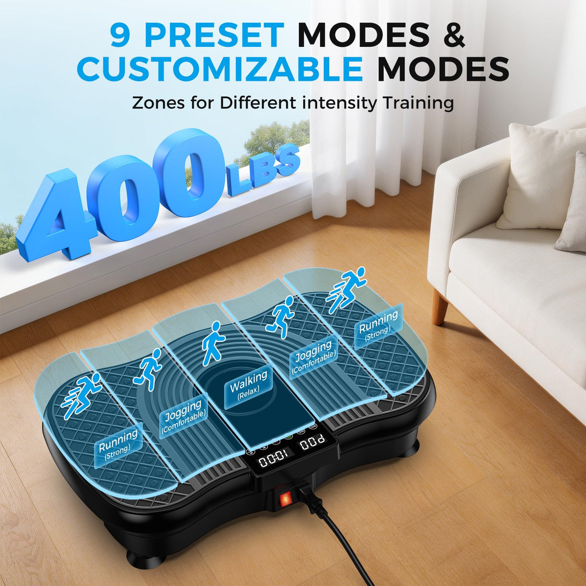 Vibration Plate Exercise Machine 400 Lbs V17387