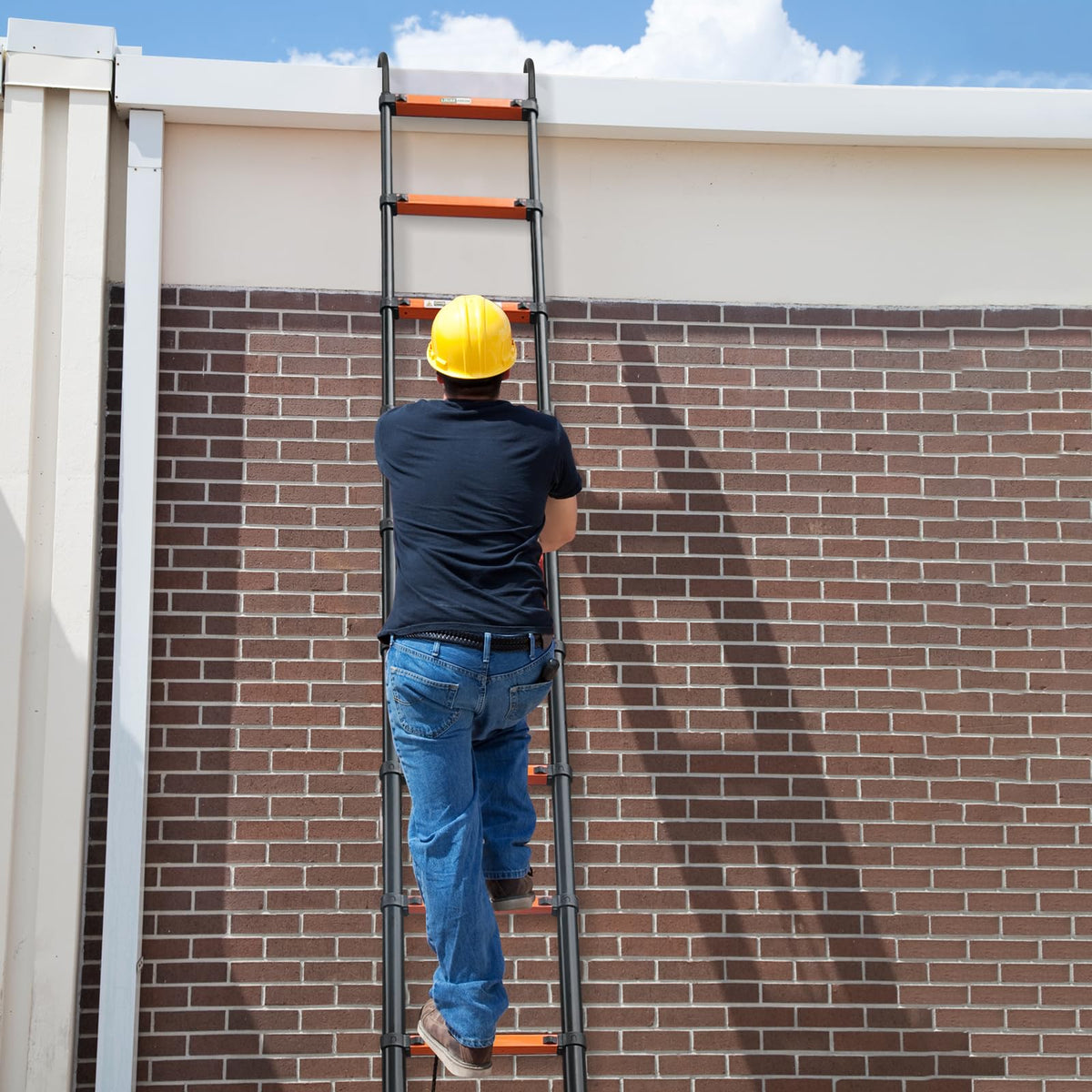 12.5ft Extendable Non-Slip Ladder U1609