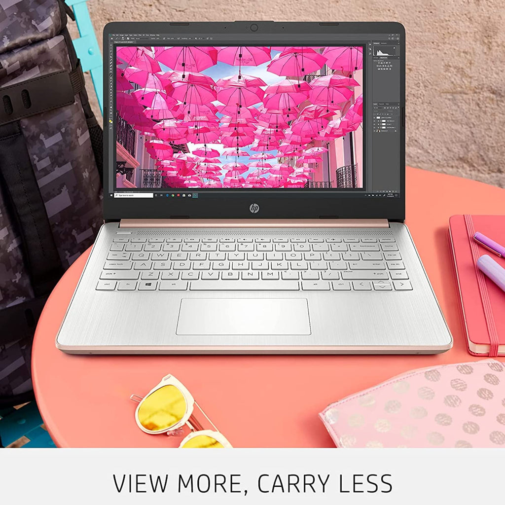14'' HD Laptop Intel Celeron 4GB 64GB eMMC Pink Gold W18511