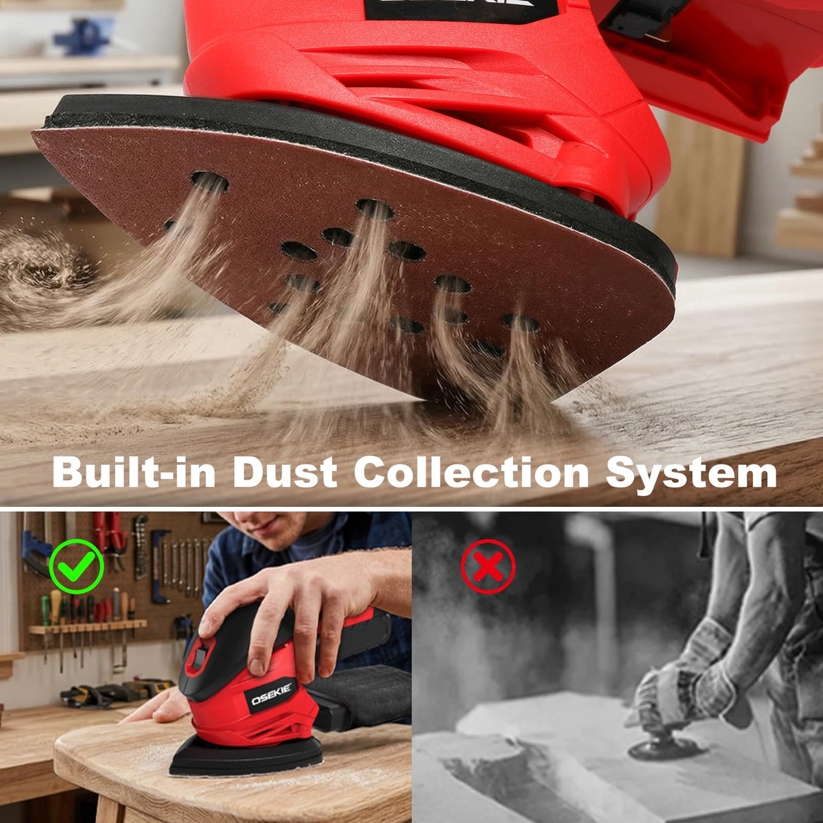 Cordless Detail Sander 12000 OPM C9559