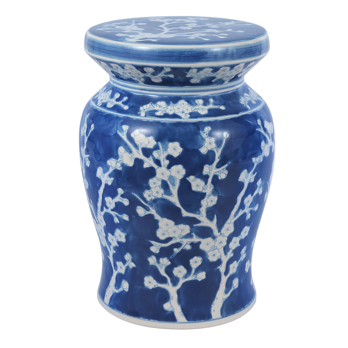 Ceramic Garden Stool 18" Side Table L493866