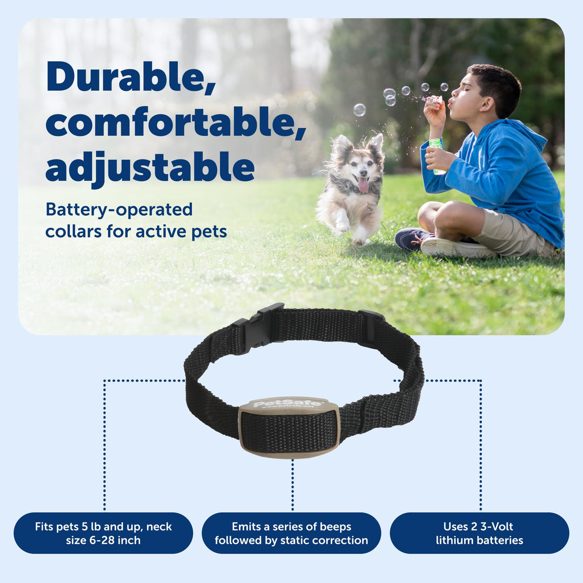 Wireless Outdoor Pet Barrier with Receiver Collar J982251
