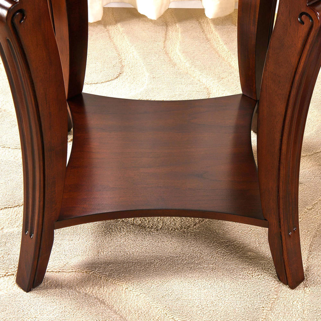 Set of 2 Solid Wood End Table D460