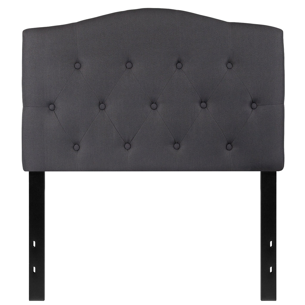 Twin Tufted Fabric Headboard E4416