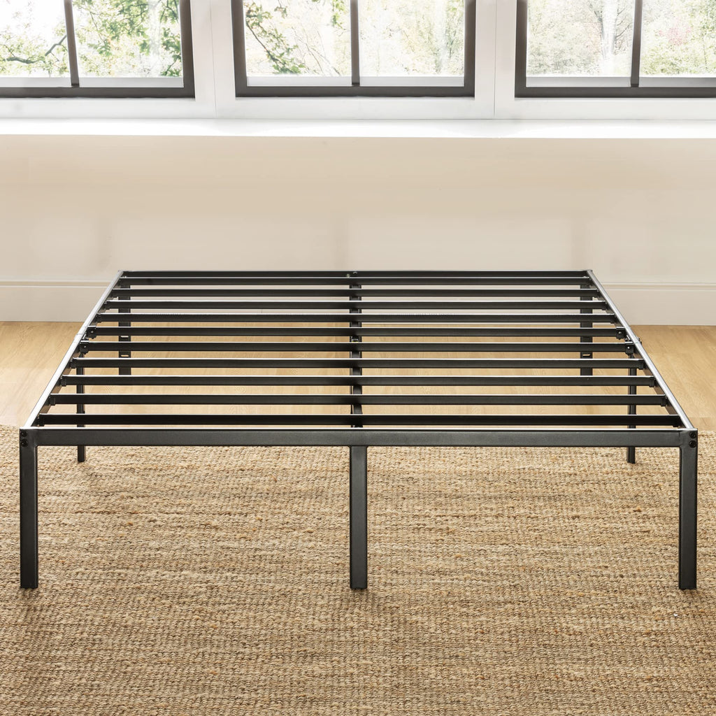 18 Inch Black Metal Platform Bed Frame G573
