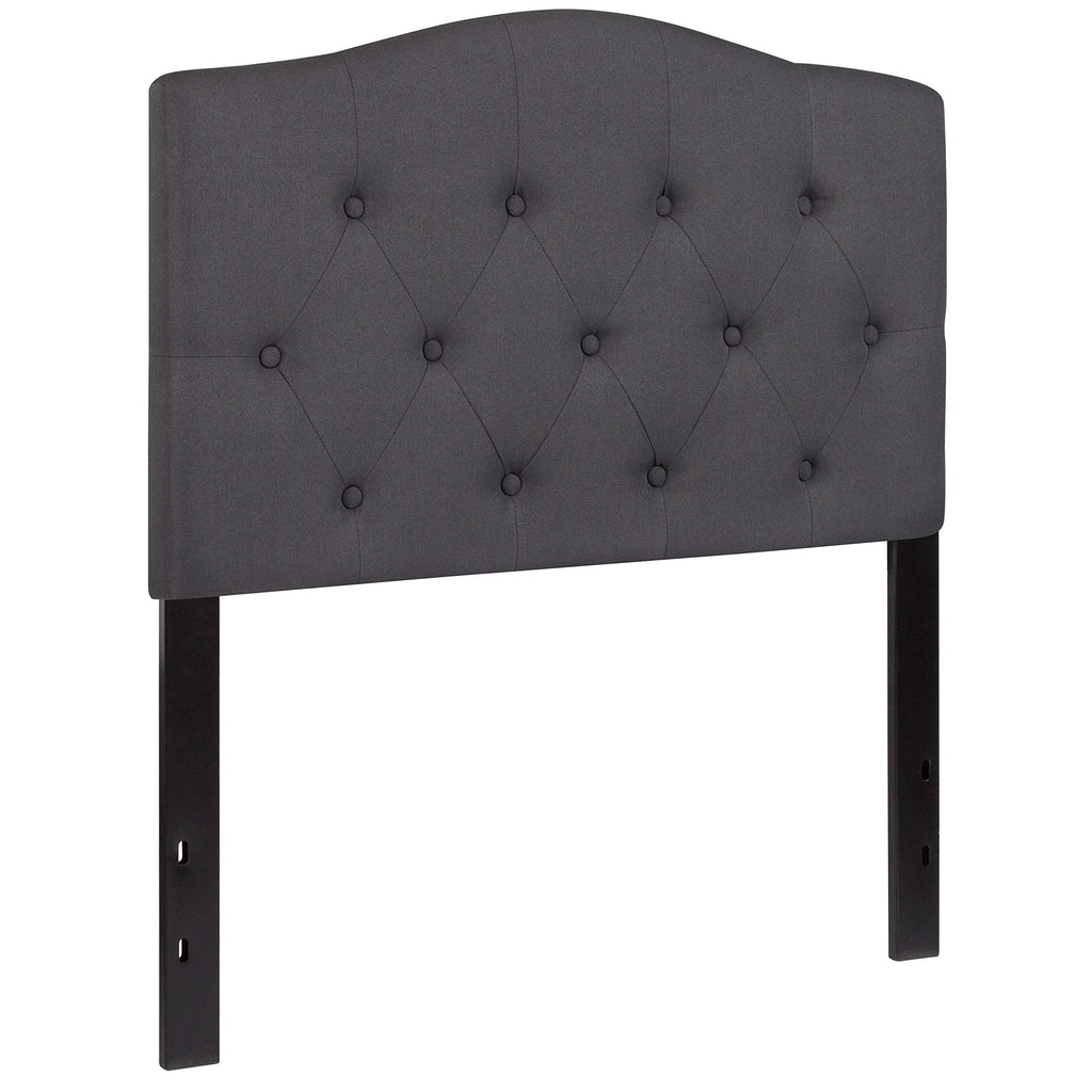 Twin Tufted Fabric Headboard E4416