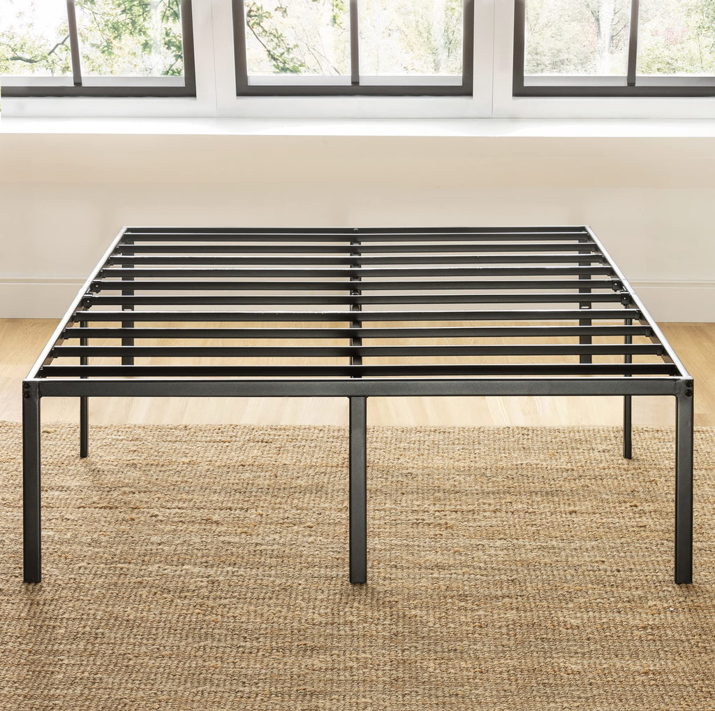 18 Inch Black Metal Platform Bed Frame G573
