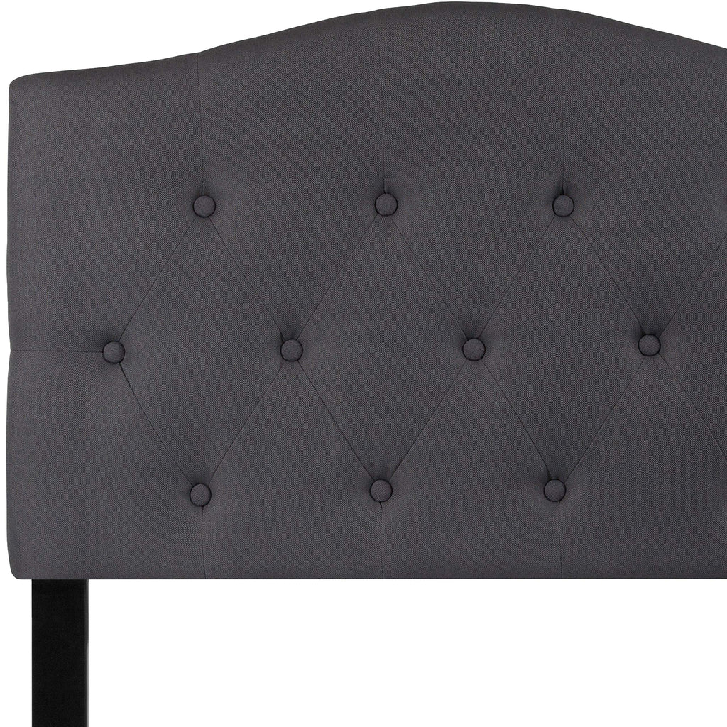 Twin Tufted Fabric Headboard E4416